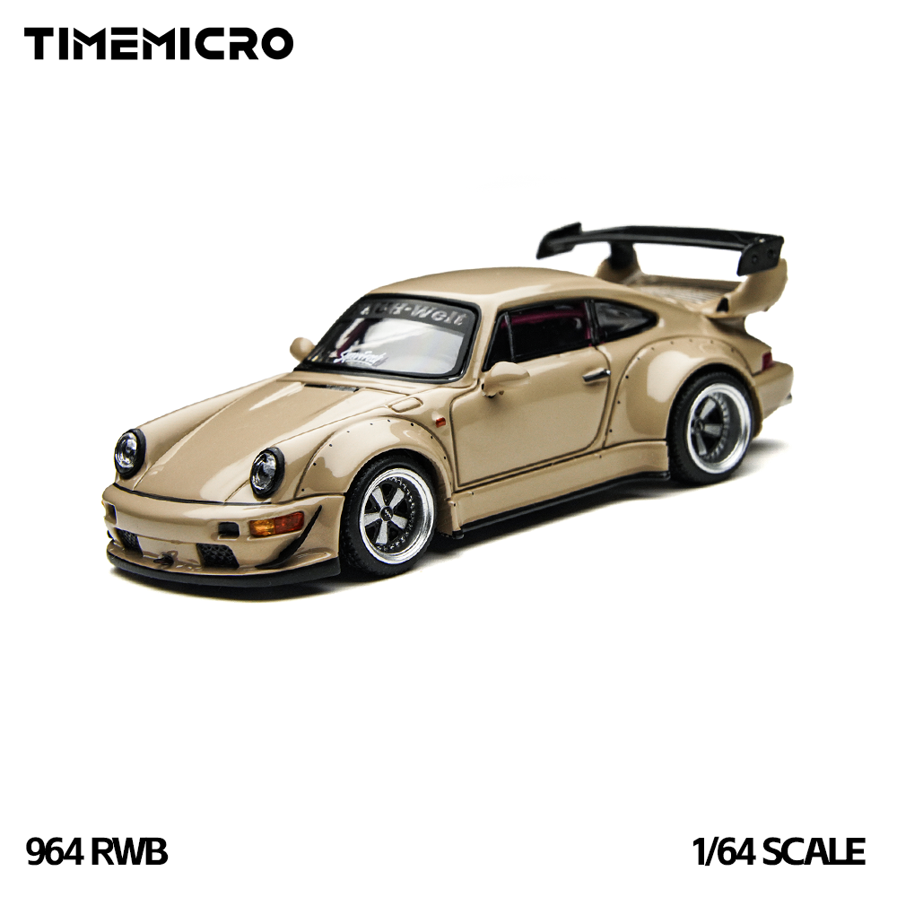 Die Cast Car 1 64 - TimeMicro1:64 RWB 964 Beżowy Zestaw Prezentowy