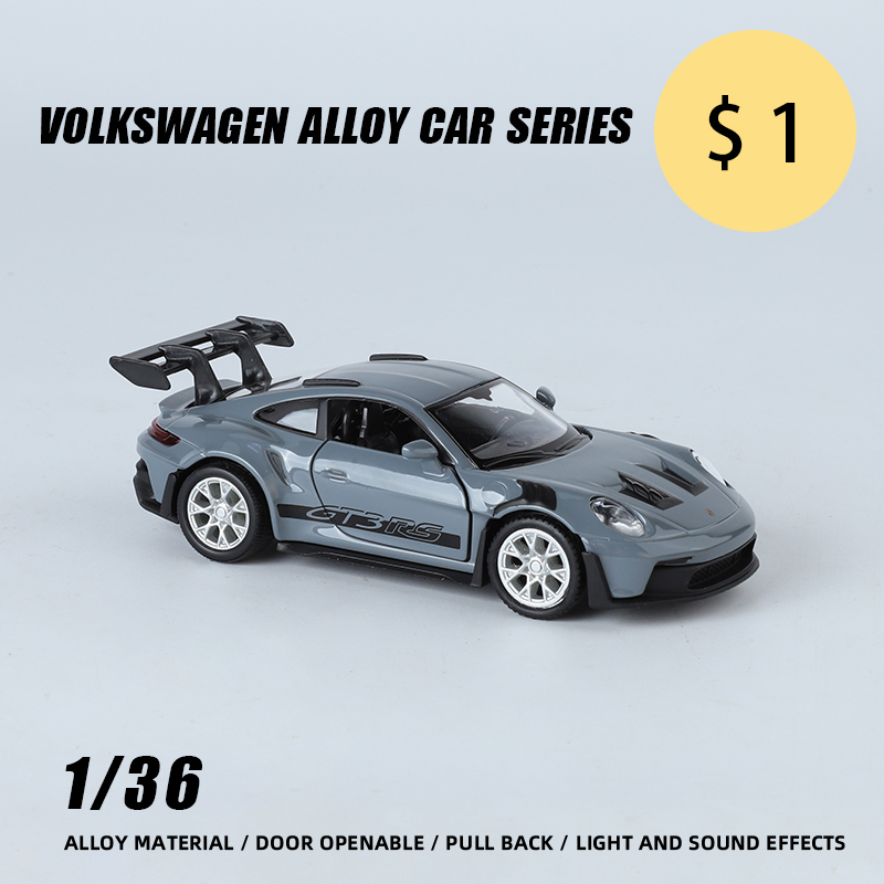 Hot Wheels Car Track Sets - 1:36 Porsche 911 GT3 RS Metalowe