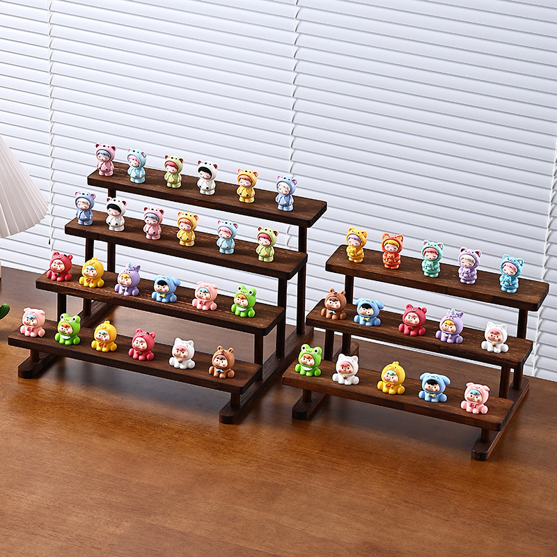 2/3/4/5-poziomowy drewniany st – Display Risers Set recenzja i cena